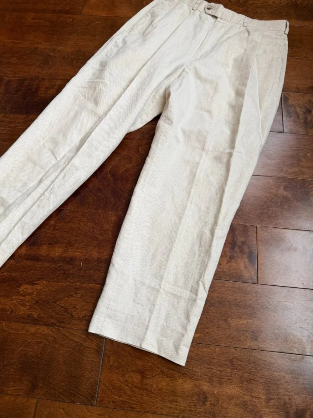 Slates by Levi Strauss & Co. Business Pants Size 32x30, Cream Linen